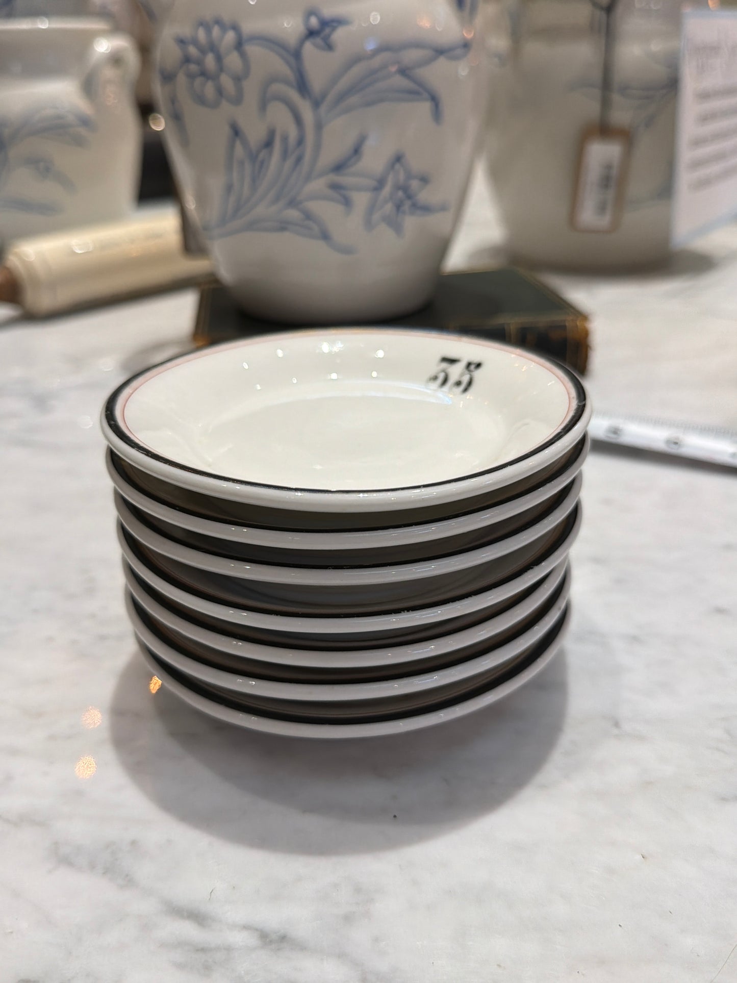 Large French L'Addition Cafe’ Plates