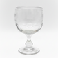 French Souvenir Event Glass with Etched Flowers