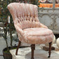 Blush Pink Upholstered Accent Chairs
