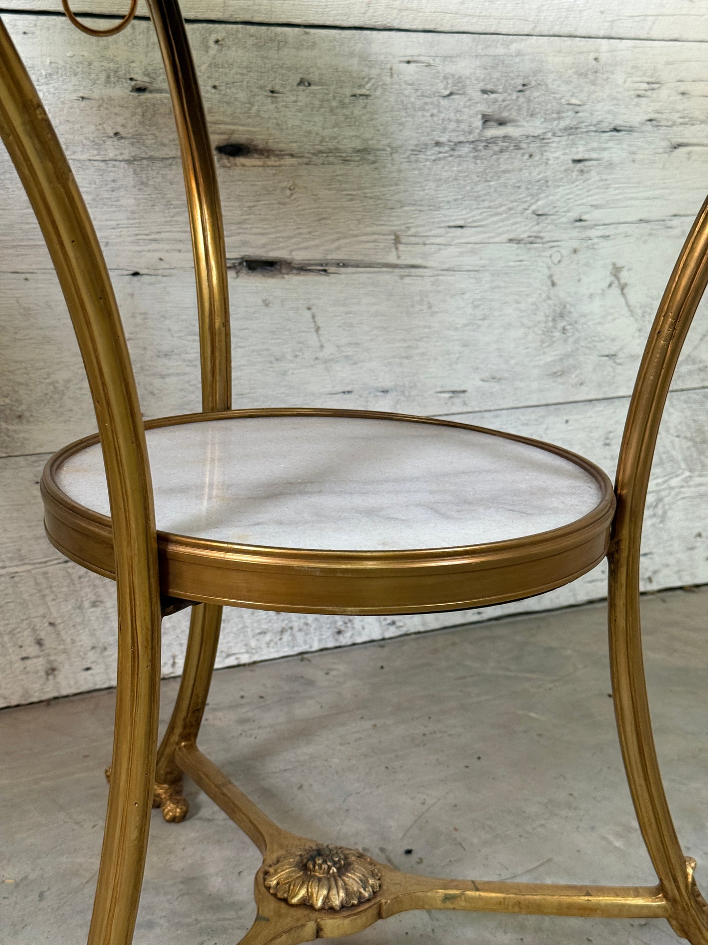 French Neoclassical Style Gilt Bronze and Marble Guéridons or Side Table (Sold Individually)