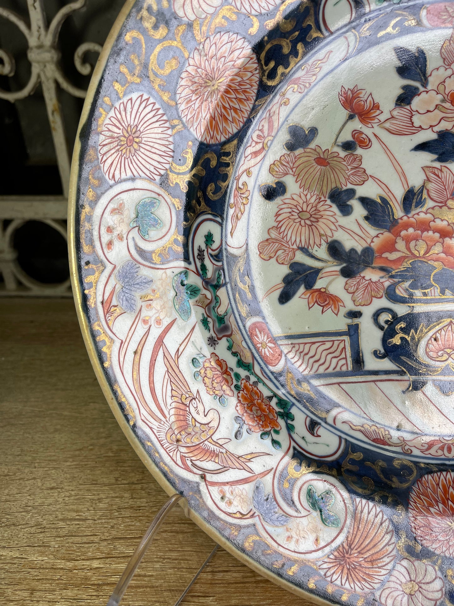Meiji Imari Charger with Imperial Scenes