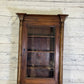 French Pharmacy Cabinet with Architectural Columns and Glass Front