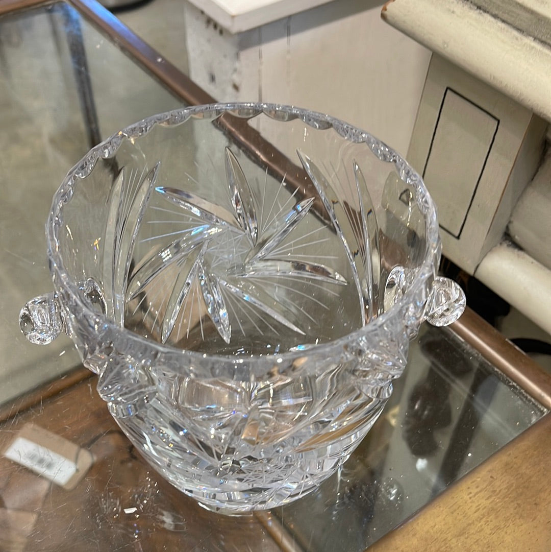 Cut Glass Ice Bucket