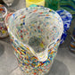 Rainbow Speckles Murano Glass Pitcher