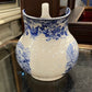 Staffordshire Blue & White Pottery Pitcher