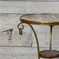 Mid-Century French Neoclassical Style Gilt Bronze and Marble Gueridon Side Table