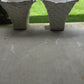 White Basket Weave Pot