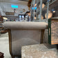 Neutral Chaise Lounge with Scroll