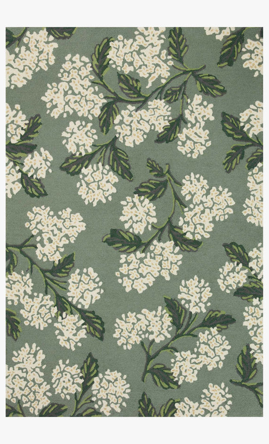 #118 Hydrangea Sage Rug
