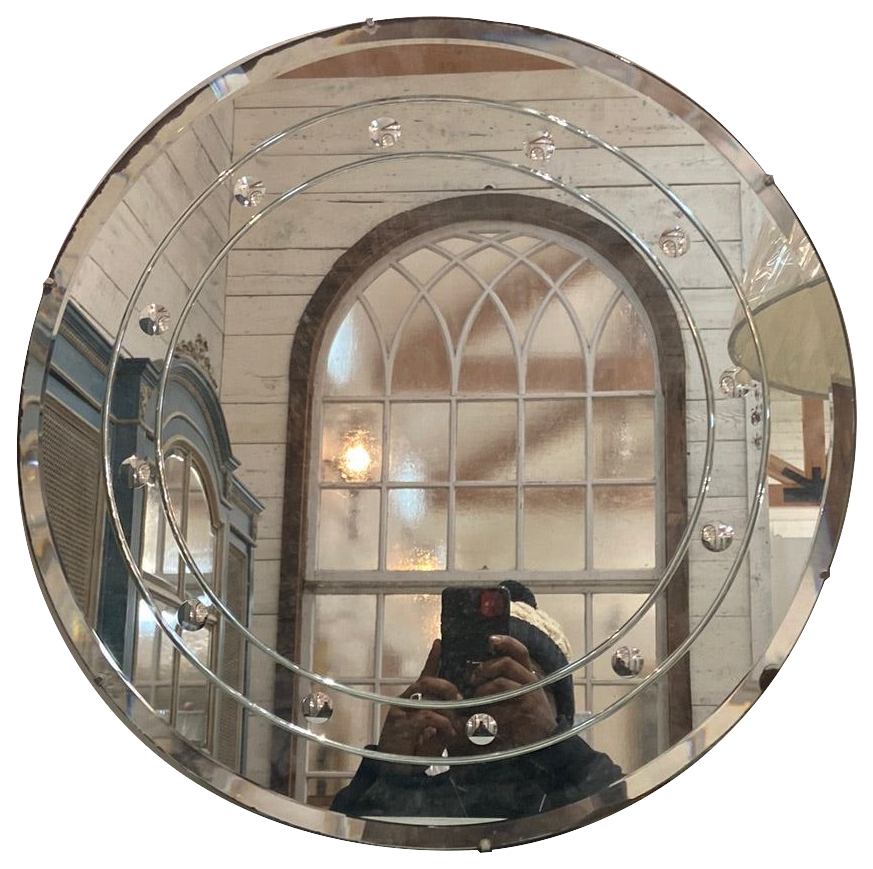 Round Pub Mirror on a white background