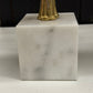 Marble Base Lamps with Gold Accent