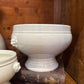 Large Ironstone Lion Bowl on Pedestal