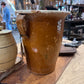 Brown Confit Pot Large Two Handles