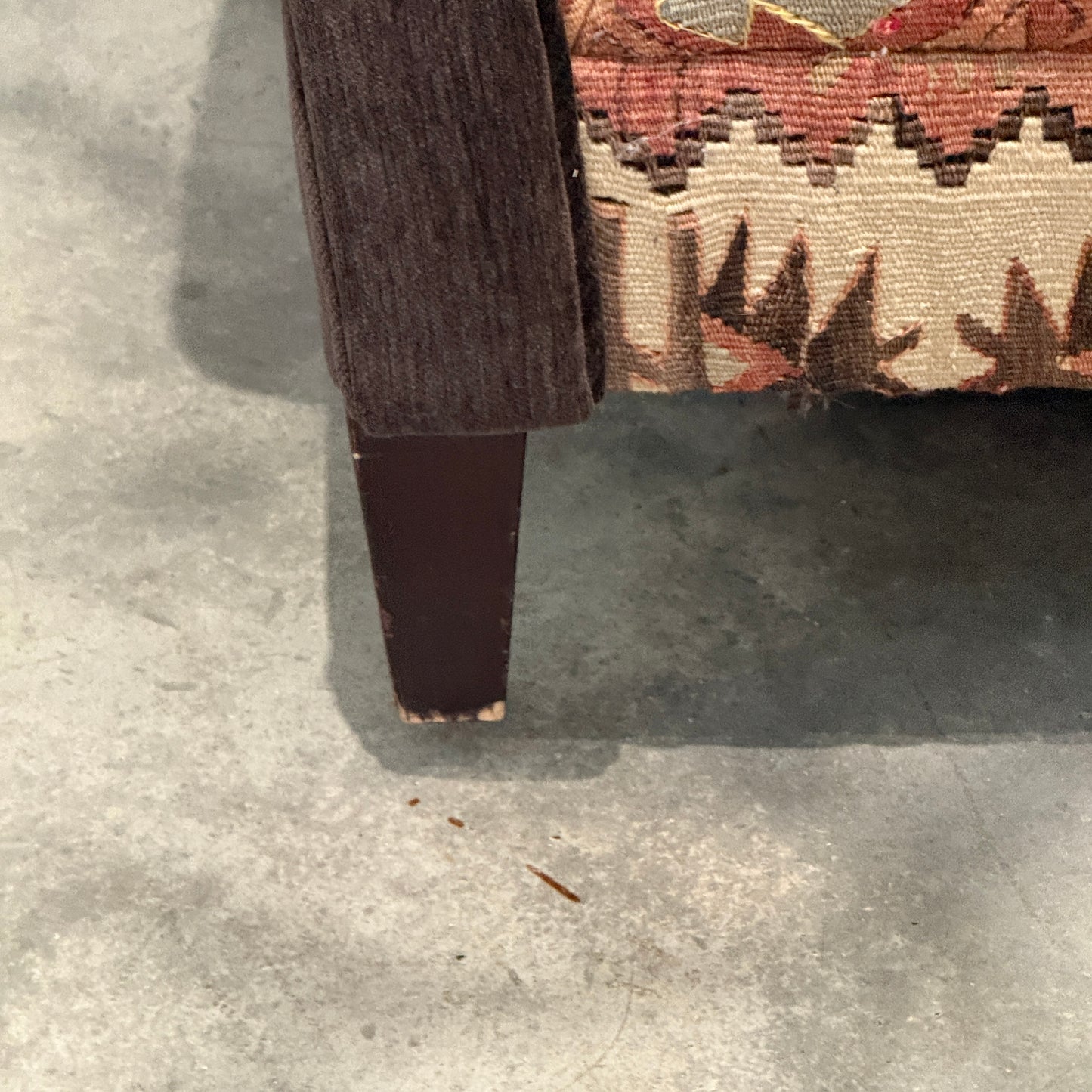 George Smith Anatolian Kilim Upholstered Sofa from Smith Workshop