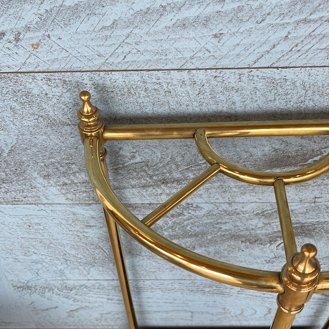 Brass Stick Stand with Cast Iron Bottom