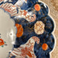 Ovoid Scalloped Edge Imari Plate
