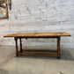 Vintage Expanding Console Dining Table with Folding Extension Leaves