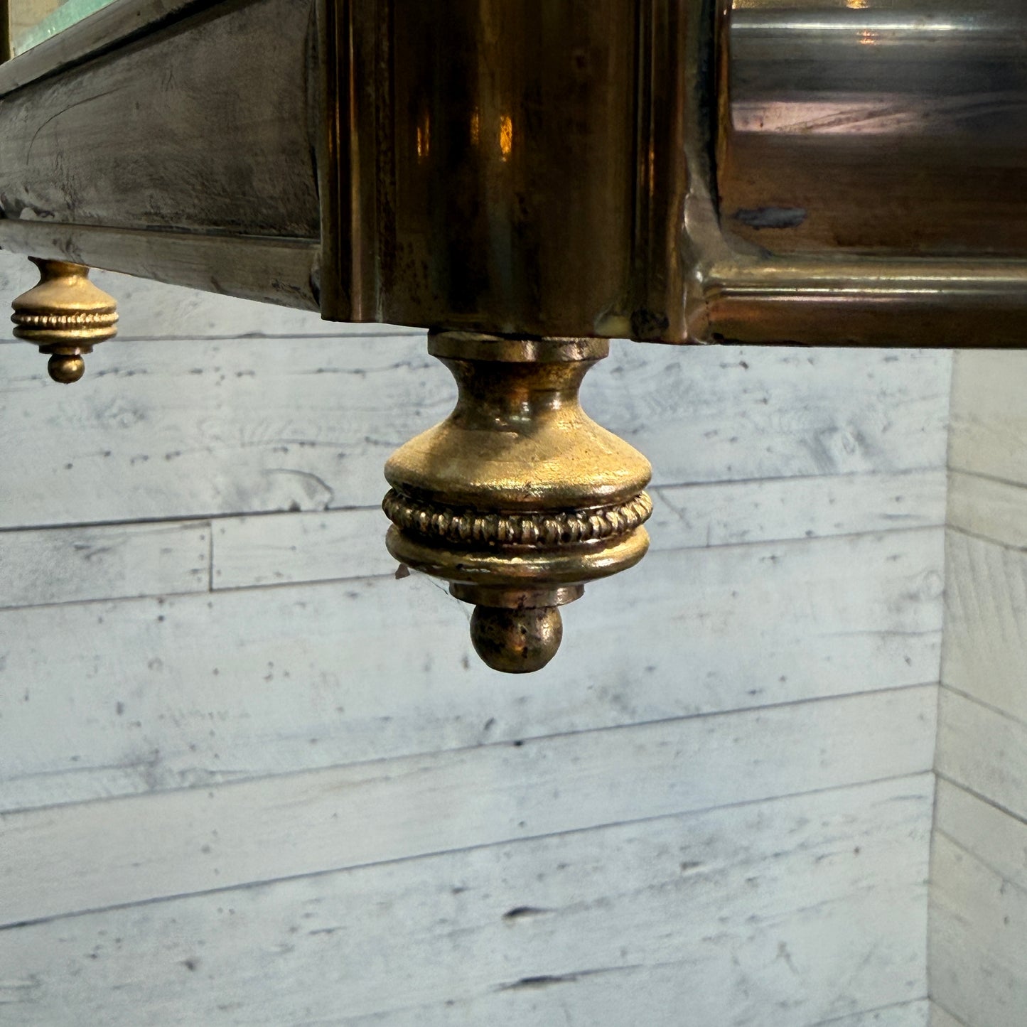 Architectural Brass Hanging Lanterns by Christopher Wray, Sold Individually