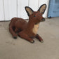Primitive Painted Stone Fox