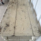 French Painted Shelf with Distressed Finish and Turned Supports