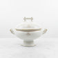 Large Gold Monogram Soupiere