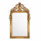 Monumental Louis XVI Style Giltwood Mirror with Foliate Crest