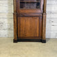 French Pharmacy Cabinet with Architectural Columns and Glass Front