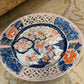 Meiji Period Imari Platter with Pierced Border