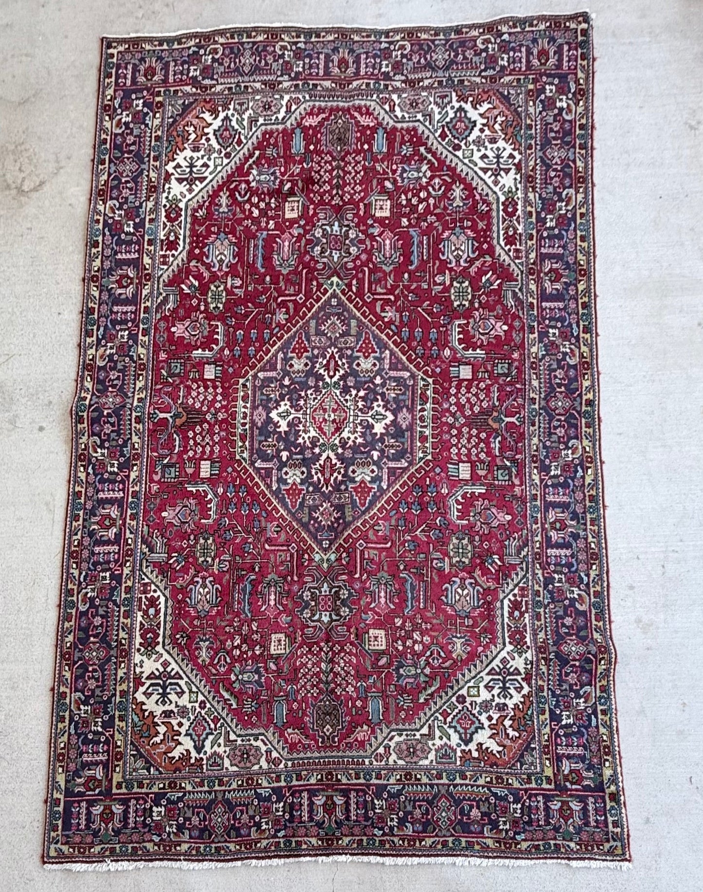 #134 Red Medallion Rug