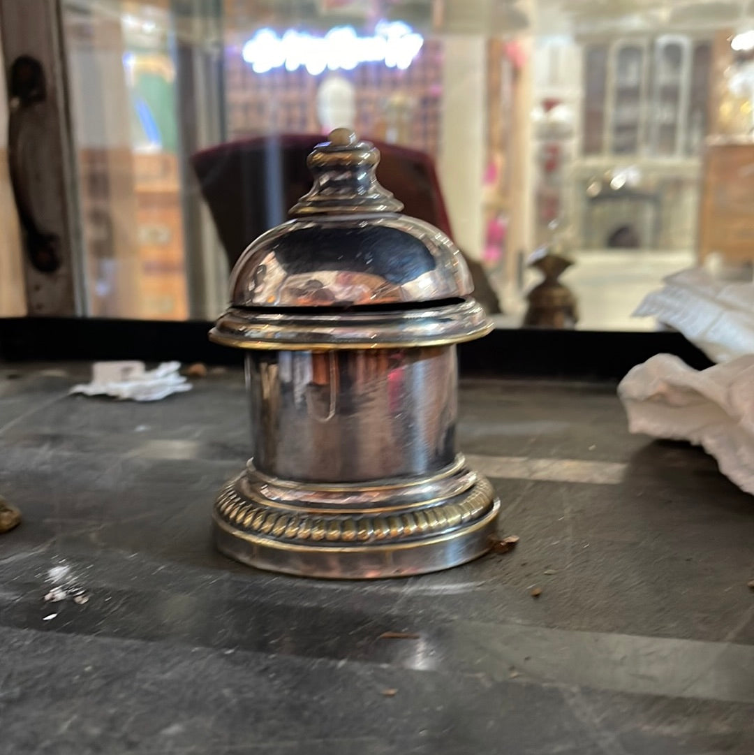 RARE OLD COUNTER BELL or HOTEL RECEPTION, NEW J P PARIS STAMP