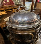 English Silver Plate Dome with Platter Circa 1880