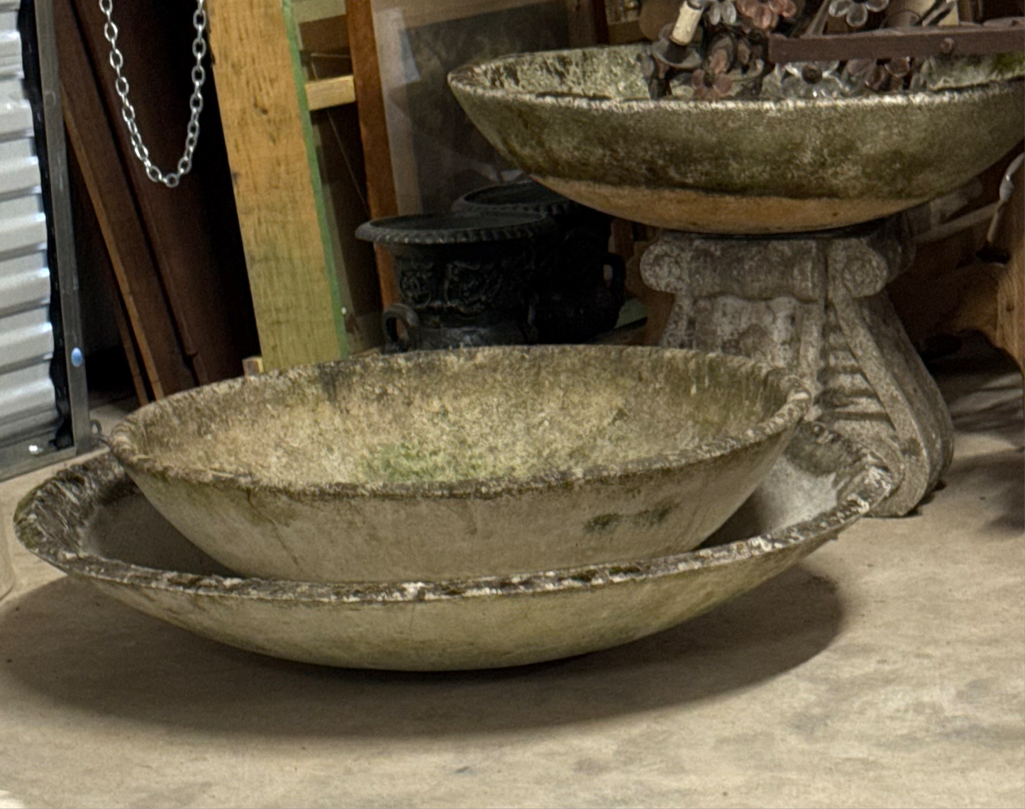 Willy Guhl 31" Saucer Planters