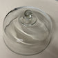 Vintage 10" Clear Glass Cheese or Cake Dome