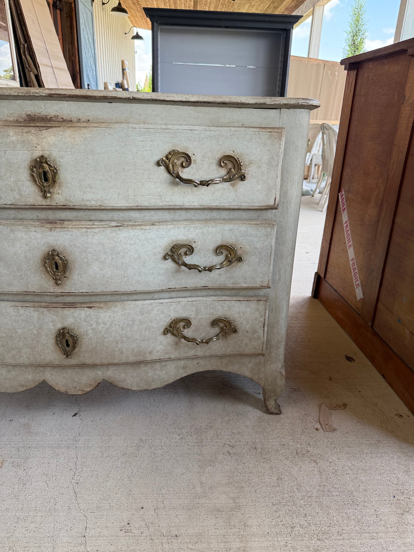 Antique European Oak Commode from Italy, Circa 1700s