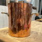 Copper Stock Pot -Stamped 6 with Unusual Seamwork
