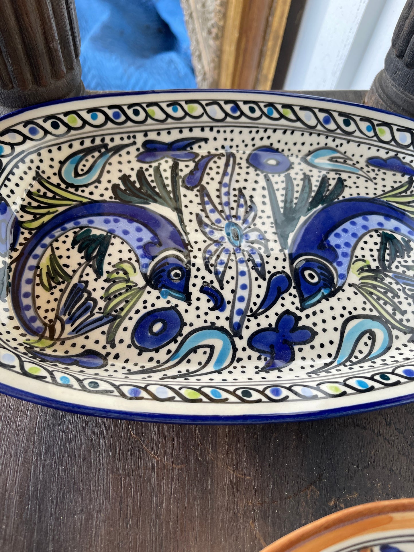 Aqua Fish Rectangular Platter