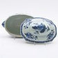 Chinese Export Blue and White Tureen with Lid and Platter