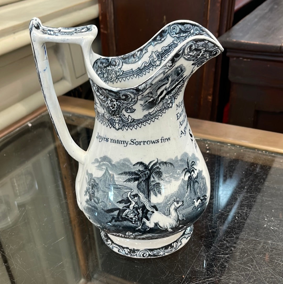 Puzzle Jug with Inscription