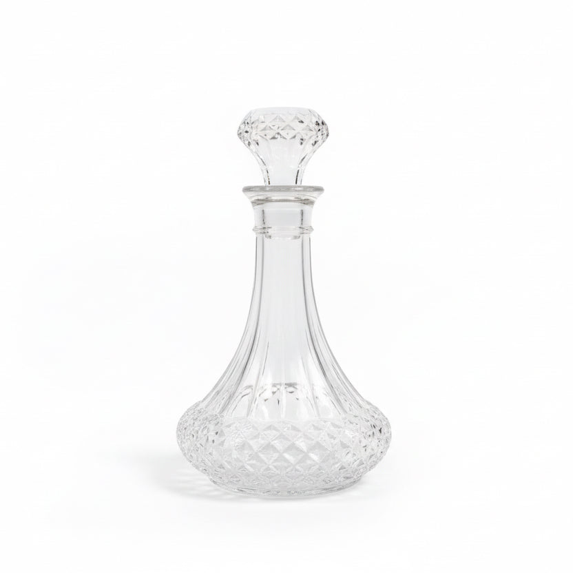Crystal Decanter - Wide Base