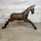 Hand-Carved Spanish Hardwood Horse Sculptures