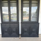 Painted Bibliotheque Notary Office Cabinet - 3 Piece