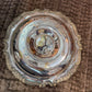 Vintage Silverplate Chamberstick Tray with Shell Motif Border – 12.5”
