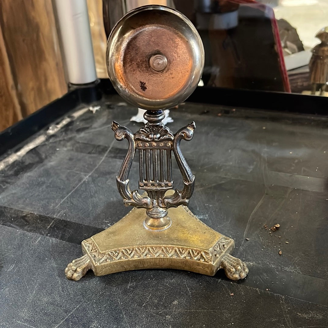 Rare Front Desk Bell, Hotel Counter Bell, Servants Call Bell, Antique Butlers Bell