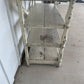 French Painted Shelf with Distressed Finish and Turned Supports