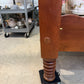 Monumental 19th Century American Empire Mahogany Four Poster Canopy Bed with Bobbin Turned Posts