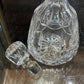 Cut Glass Decanter with Lid UK Circa 1900