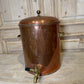 Copper Beverage Dispenser with Brass Spigot Circa 1900