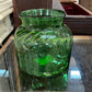 Green Glass Jar