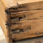 French Style Marble Top Console Table with Two Drawers