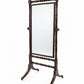 19th Century Cheval Mirror on Castors